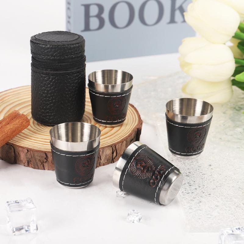 4 szt./zestaw Kubki podróżne n – Whisky Beer And Wine recenzja i cena